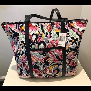 Vera Bradley Mod Paisley Trimmed Vera tote bag.